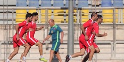 ملیپوشان در تمرین پرسپولیس حاضر شدند