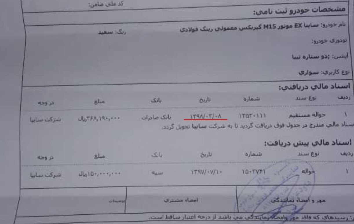 وعده هایی پوچ/ سرانجام شرکت سایپا خودرو متقاضیان را چه زمانی تحویل می دهد؟ وعده هایی پوچ/ سرانجام شرکت سایپا خودرو متقاضیان را چه زمانی تحویل می دهد؟