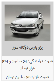 ثبات نرخ محصولات ایران خودرو/ پژو GLX به قیمت ۷۱ میلیون و ۸۰۰ هزار تومان رسید