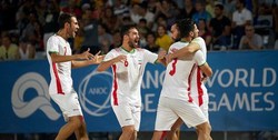بازی‌های جهانی ساحلی| تیم فوتبال ساحلی ایران به نیمه‌نهایی رسید