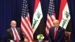 برهم صالح به ترامپ: عراق مسؤول حفاظت از خاک و حاکمیت خود است