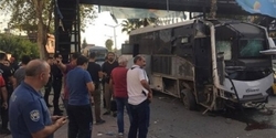 انفجار در اتوبوس پلیس در جنوب ترکیه