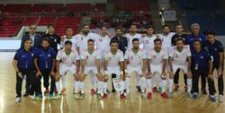 تیم ملی فوتسال ایران در رده سوم تورنمنت کاسپین قرار گرفت رکورد ناظم الشریعه شکسته شد
