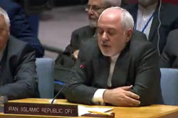 توئیت ظریف درباره حضورش در شورای امنیت سازمان ملل