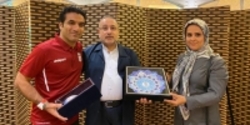 حضور اعضای تیم‌ ملی فوتبال ساحلی در باشگاه ایرانیان+عکس