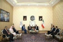 دیدار هیئت پارلمانی پاکستان به همراه رئیس کمیته پارلمانی کشمیر با مقامات ایران