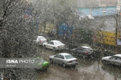 نفوذ توده هوای سرد به کشور بارش برف در پایتخت