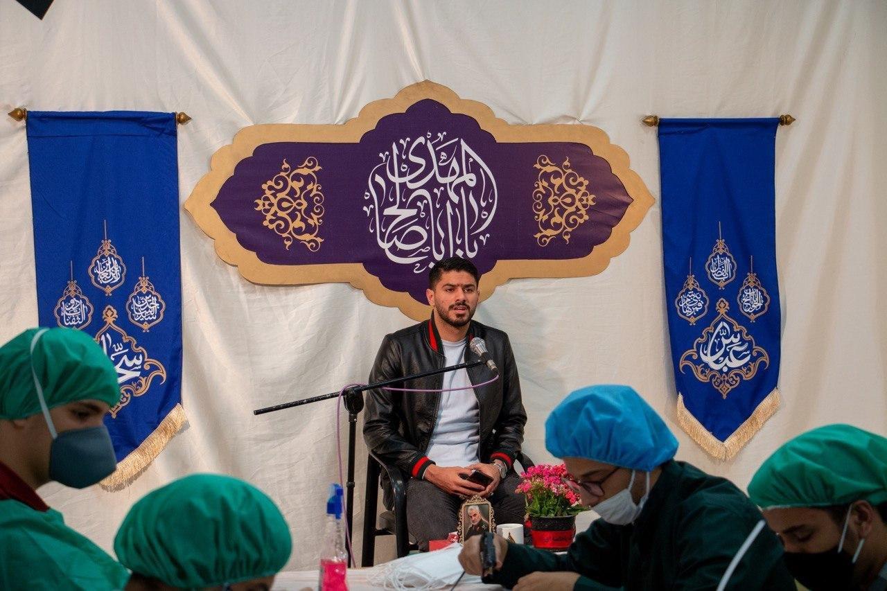 مداحی شایان مصلح در جمع داوطلبان مبارزه با کرونا + عکس مداحی شایان مصلح در جمع داوطلبان مبارزه با کرونا + عکس