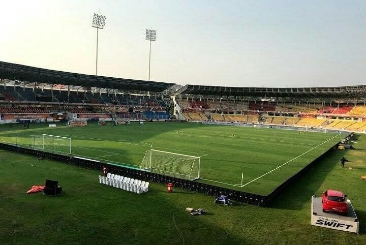 نمایی زیبا از ورزشگاه میزبان پرسپولیس در هند/عکس