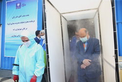 اهدای ۱۰ هزار ست گان پزشکی تولیدی شرکت ایران خودرو به مراکز درمانی
