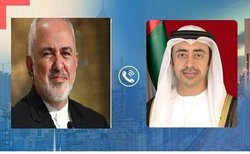 رایزنی  تلفنی وزیران خارجه ایران و امارات درباره آخرین تحولات منطقه