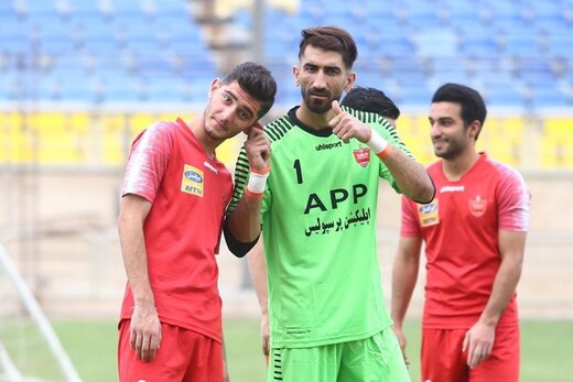 بیرانوند گوش بازیکن جوان پرسپولیس را پیچاند/عکس