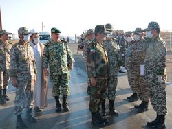 فرمانده کل ارتش از مرکز آموزش شهدای نیروی پدافند هوایی بازدید کرد