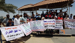 شهروندان عراقی بار دیگر خواستار بازگشایی مرز شلمچه شدند
