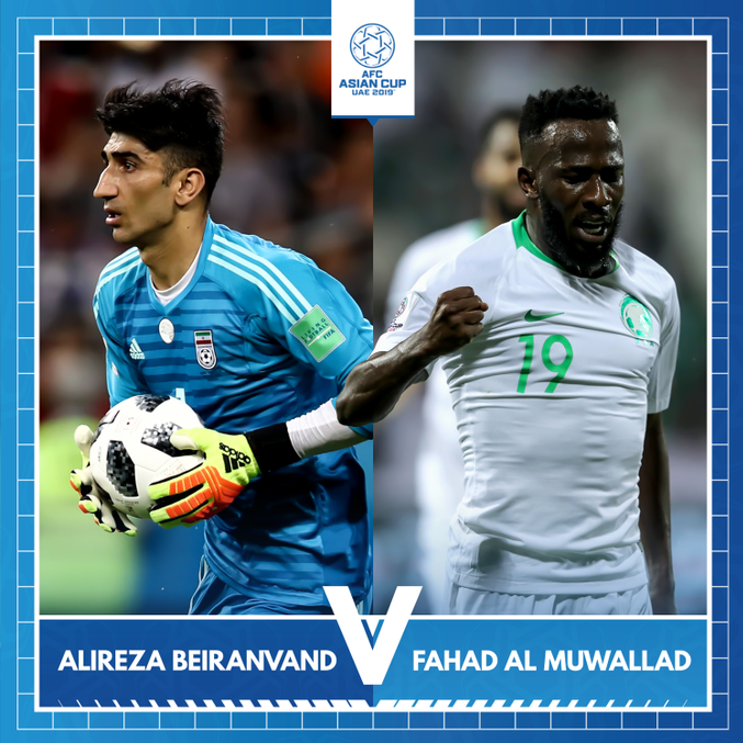 رقابت بیرانوند با هافبک تیم ملی عربستان در نظرسنجی AFC+عکس