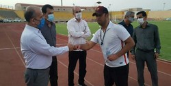 بازدید مدیرکل ورزش و جوانان استان بوشهر از تمرین تیم شاهین شهرداری