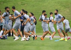 تمرین ریکاوری استقلالی‌ها در سالن وزنه