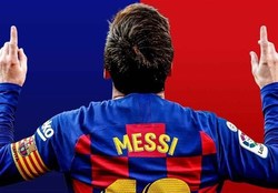 بارسلونا فروش پیراهن جدیدش را با مسی تبلیغ کرد+ عکس