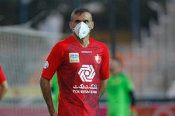 جلال حسینی پشت تریبون لیگ قهرمانان آسیا عکس