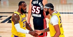 یاران پادشاه یک قدم به قهرمانی NBA نزدیک شدند+عکس