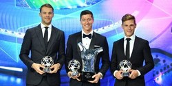 ژست مونیخی‌‌ها پس از درو کردن جوایز فوتبال اروپا