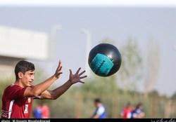 حضور محمد نادری در تمرین استقلال + عکس