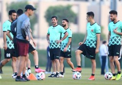 تمرین شاداب پرسپولیسی‌ها در دوحه