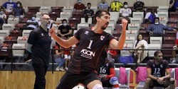 لیگ والیبال قطر|درخشش فرهاد مانع شکست الریان نشد