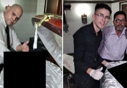 یکی از ۳ فردی که با جنازه مارادونا عکس سلفی گرفت از محل کارش اخراج شد