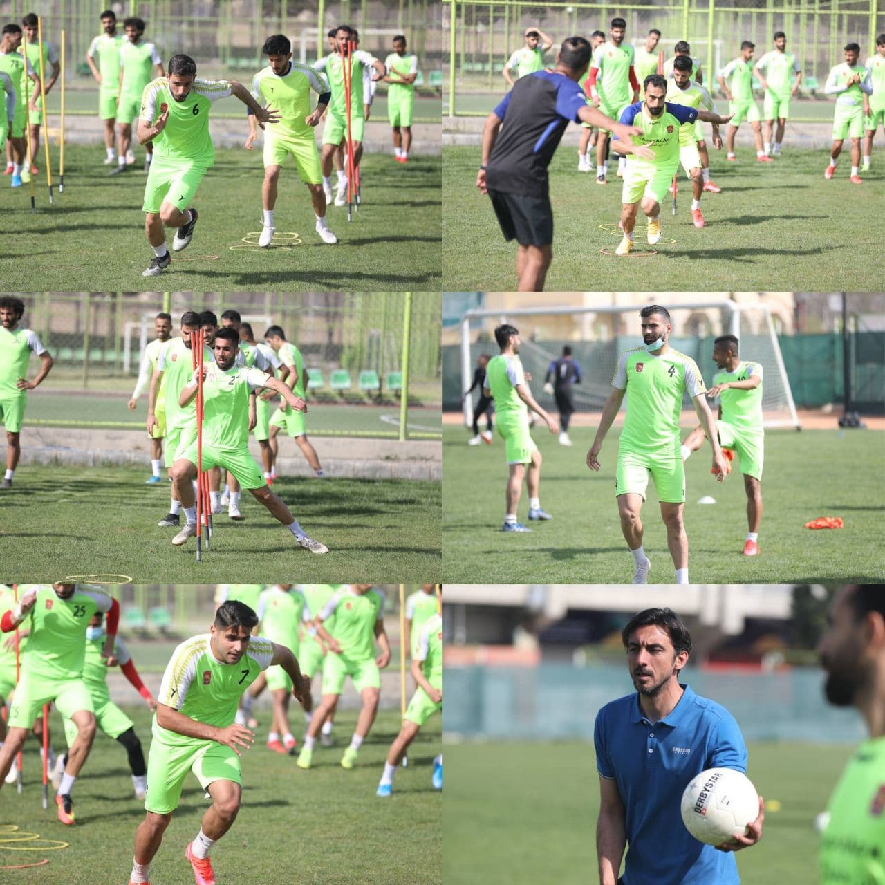 رحمتی با لباس آبی به جنگ پرسپولیس میرود/عکس