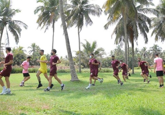 تمرین سبک پرسپولیس در هتل