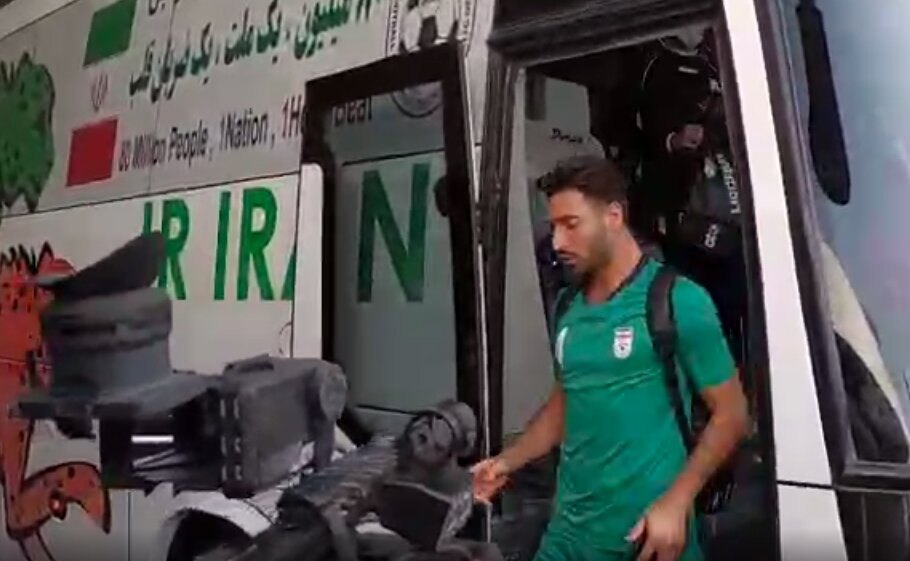 شجاع خلیلزاده تنها ملیپوش بدون ماسک/عکس