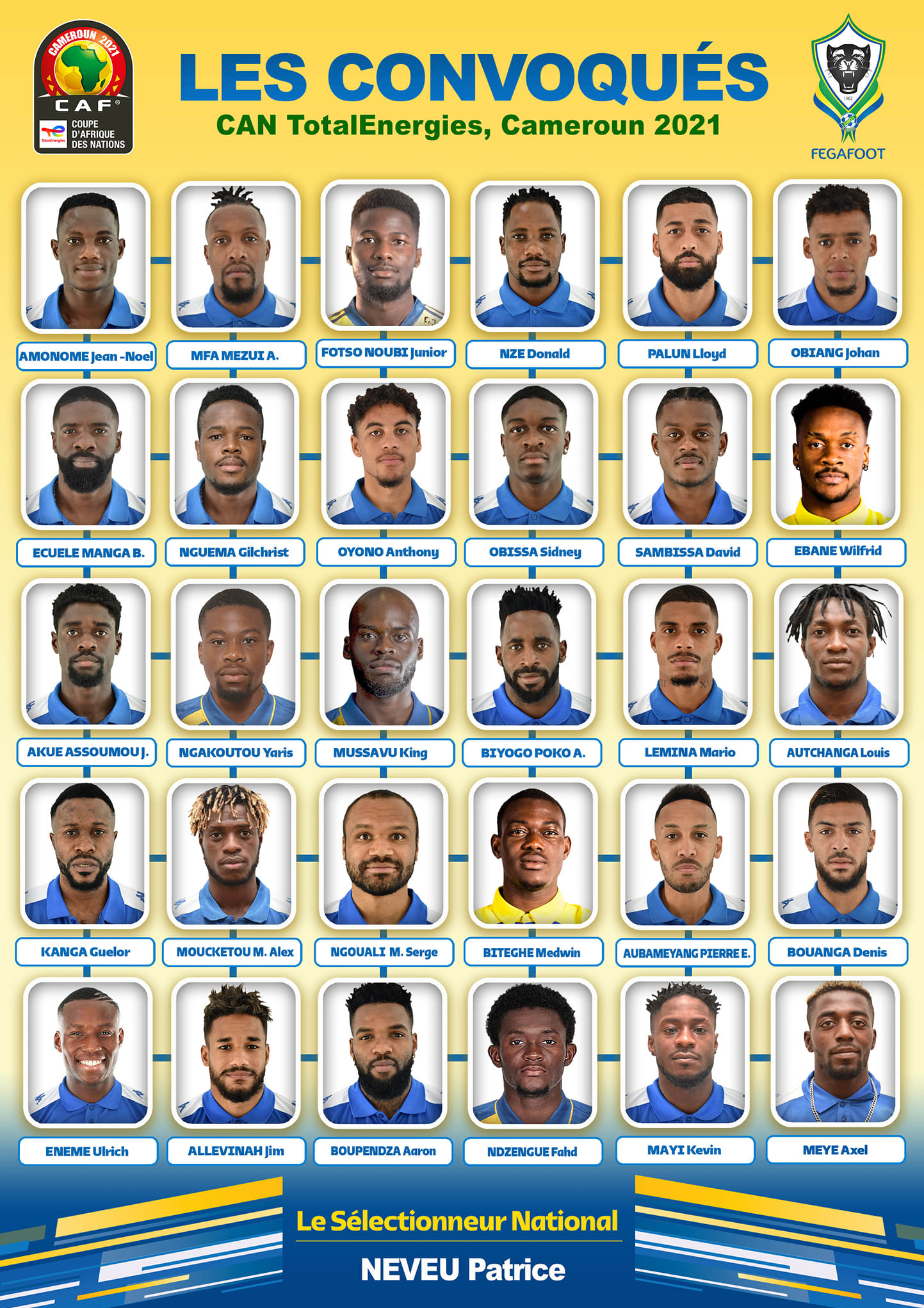 لیست تیم ملی گابن اعلام شد / اثری از بازیکن گل گهر نیست لیست تیم ملی گابن اعلام شد / اثری از بازیکن گل گهر نیست