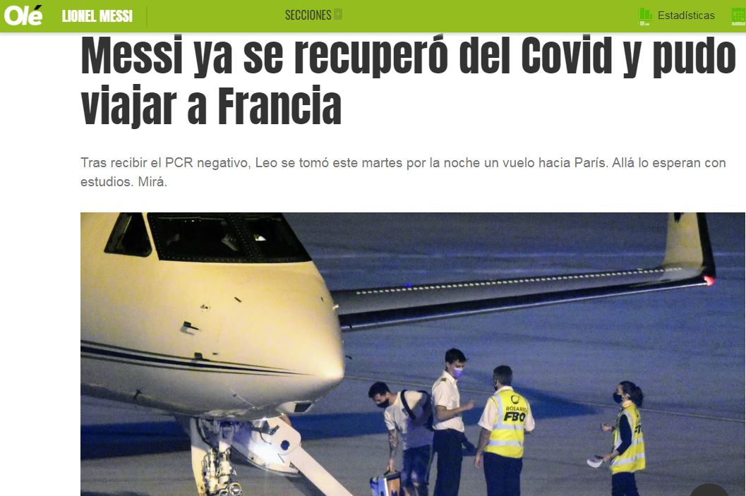 مسی 5 روزه کرونا را شکست داد+عکس مسی 5 روزه کرونا را شکست داد+عکس