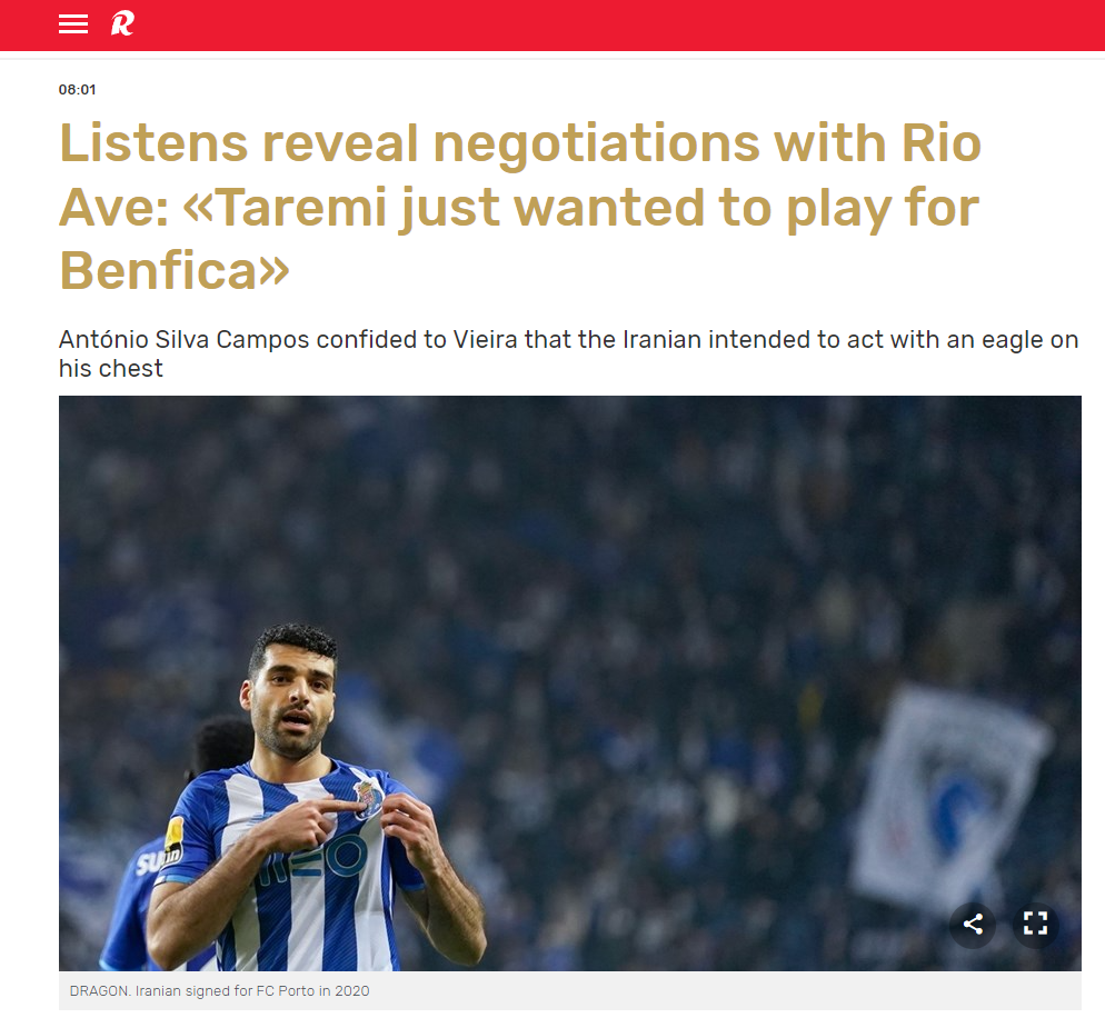 ادعای جنجالی روزنامه مشهور پرتغالی درباره طارمی +عکس