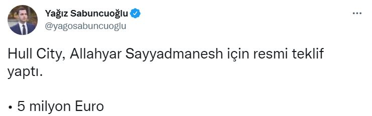 جزئیات پیشنهاد هال سیتی به صیادمنش