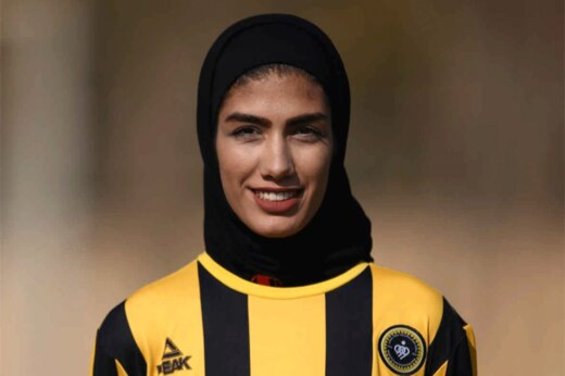 ملی‌پوش ایران با دخترش در جام ملت‌ها+عکس