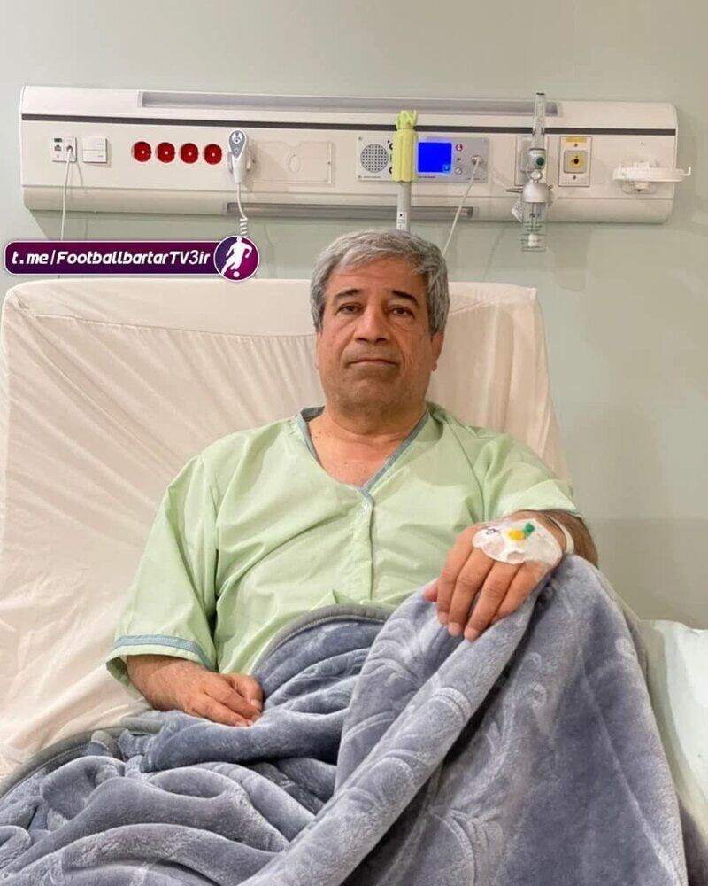 عکس| گزارشگر معروف زیر تیغ جراحی