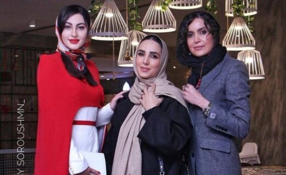 پوشش خاص مریم مومن در یک اکران خصوصی+عکس