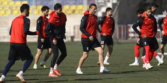 گزارش تمرین پرسپولیس