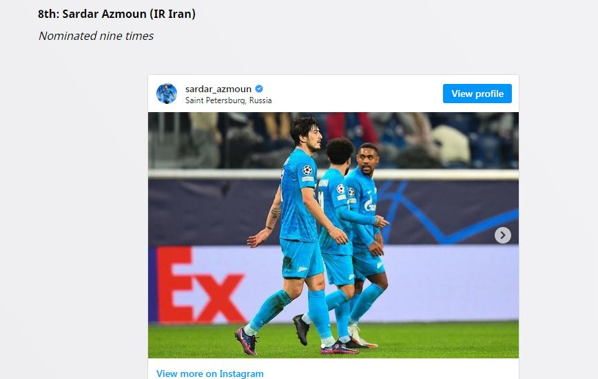 طارمی بهترین لژیونر سال آسیا+عکس