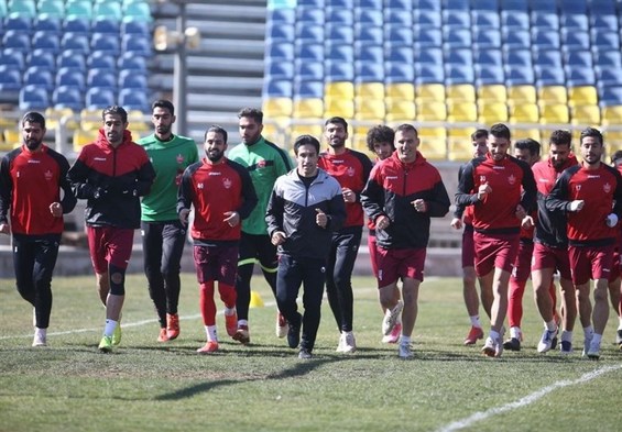 گزارش تمرین پرسپولیس