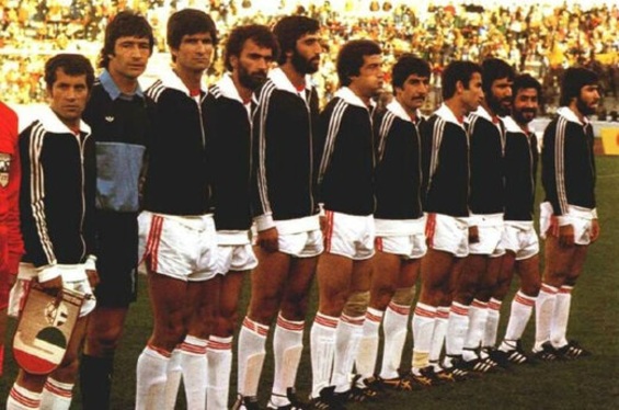 تصویری جالب از به ثمر رسیدن اولین گل تاریخ تیم ملی در جام جهانی+عکس