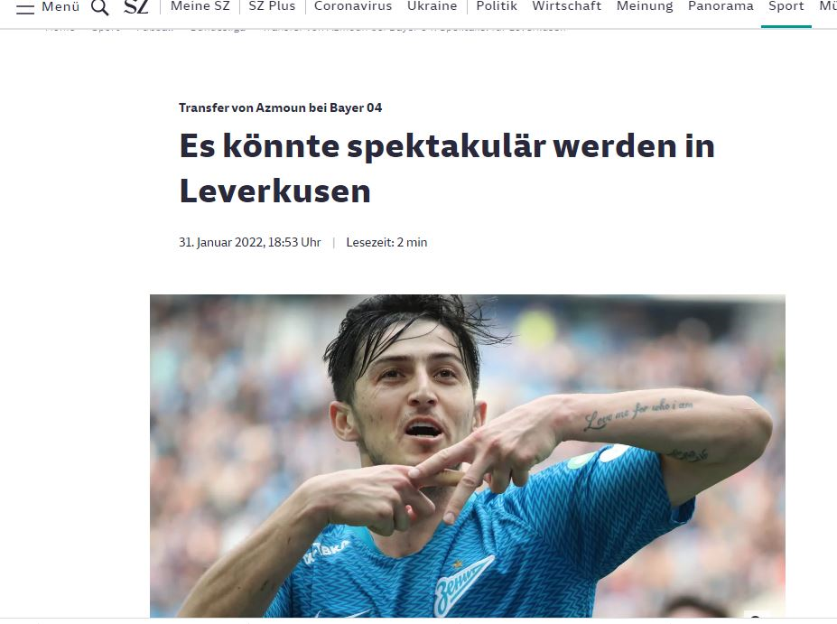 از آینده درخشان آزمون با لورکوزن تا تشبیه ستاره ایرانی به مهاجم وولفسبورگ از آینده درخشان آزمون با لورکوزن تا تشبیه ستاره ایرانی به مهاجم وولفسبورگ