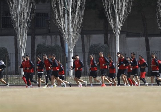 گزارش تمرین پرسپولیس