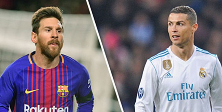 سایه طلسم رونالدو روی مسی مقابل رئال سایه طلسم رونالدو روی مسی مقابل رئال