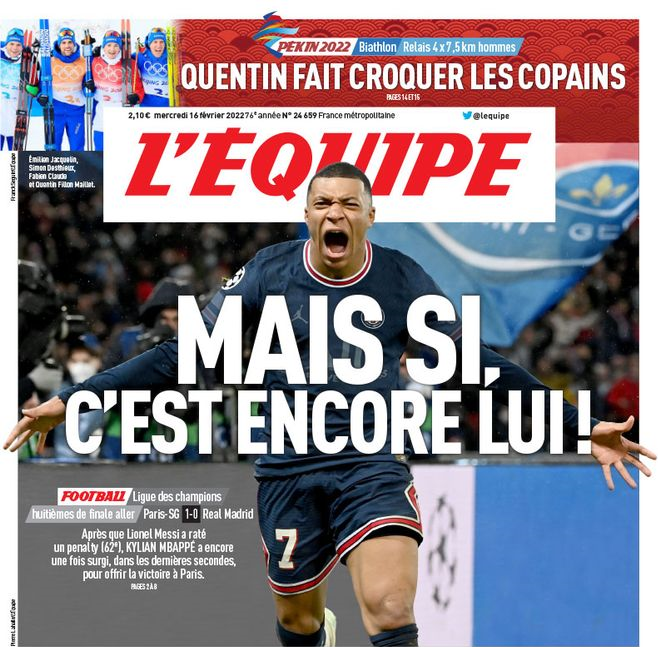 مطبوعات اروپا در تمجید امباپه+عکس مطبوعات اروپا در تمجید امباپه+عکس