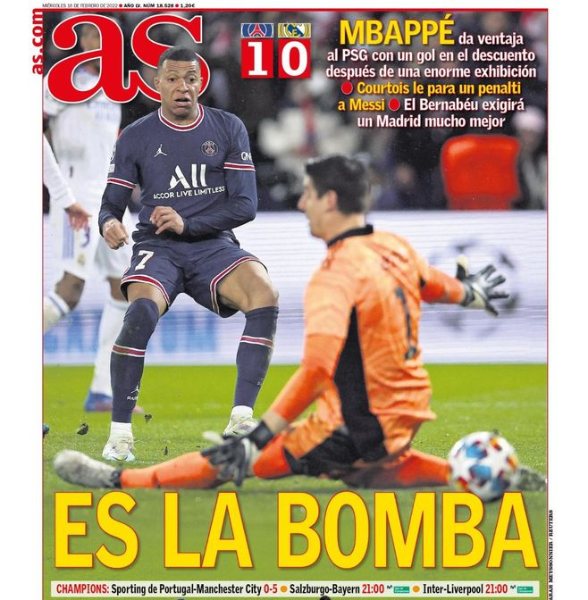 مطبوعات اروپا در تمجید امباپه+عکس مطبوعات اروپا در تمجید امباپه+عکس