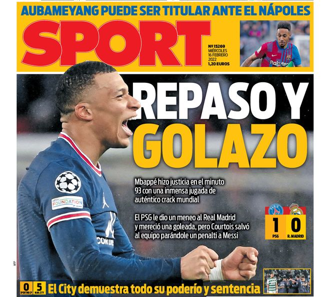 مطبوعات اروپا در تمجید امباپه+عکس مطبوعات اروپا در تمجید امباپه+عکس