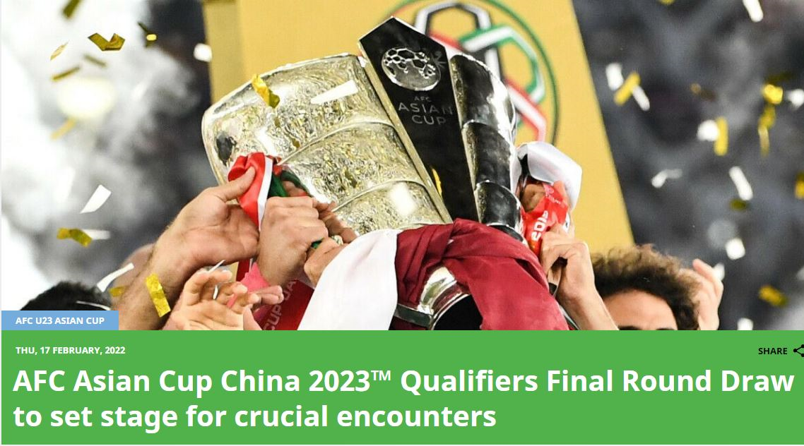 اعلام زمان قرعه کشی مقدماتی جام ملت&zwnj;های آسیا 2023